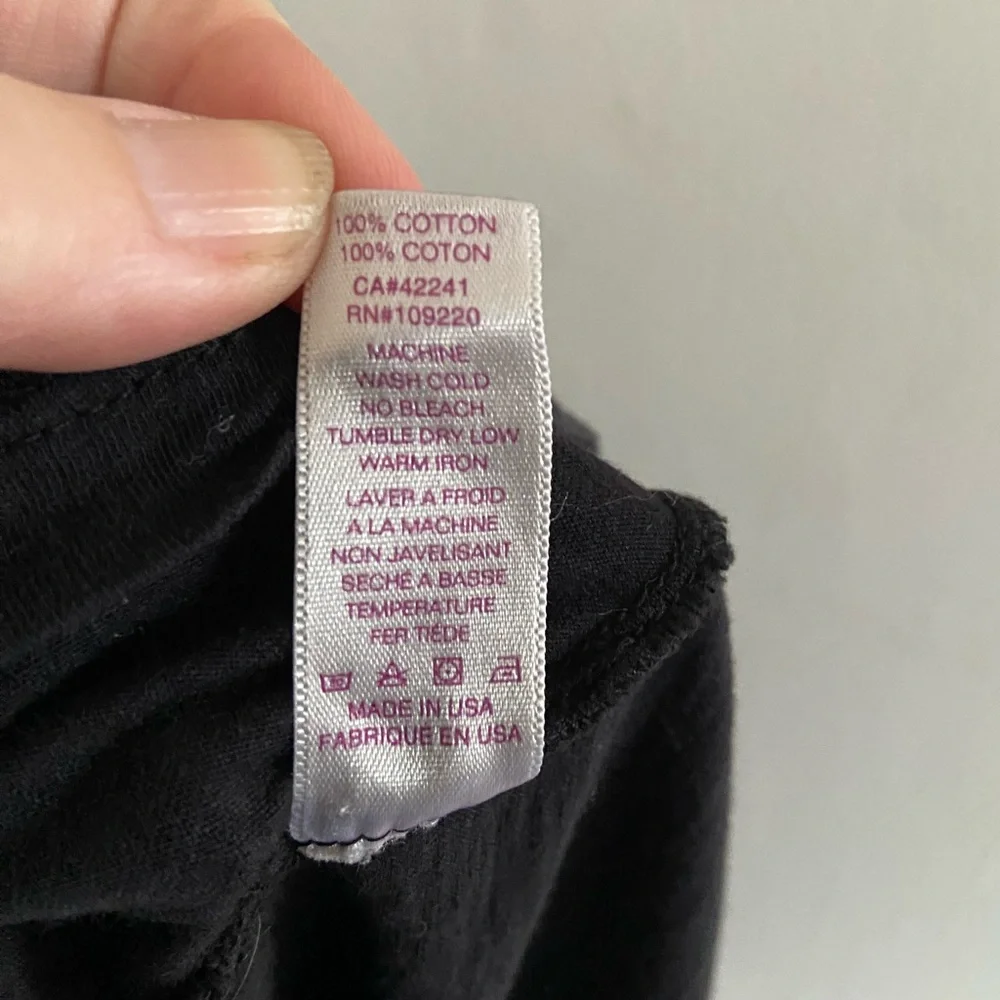 Velvet by Graham & Spencer’s Vintage Slub racerback black maxi dress - Picture 7 of 7